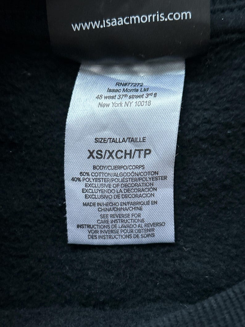 Sudadera negra de cuello redondo Rayo McQueen de Disney Pixar Cars (talla XS) imagen 4