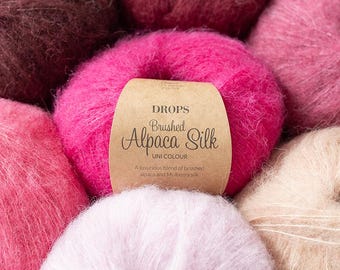 Brushed Alpaca Silk Yarn: Soft & Luxurious Blend