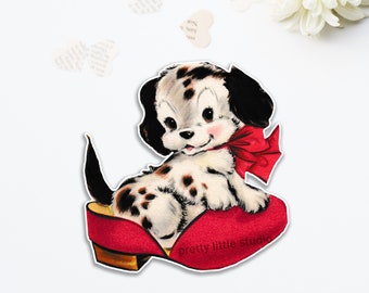 Jasper Puppy Vintage CutOut (2 sizes available: 3 inch, 4 inch )