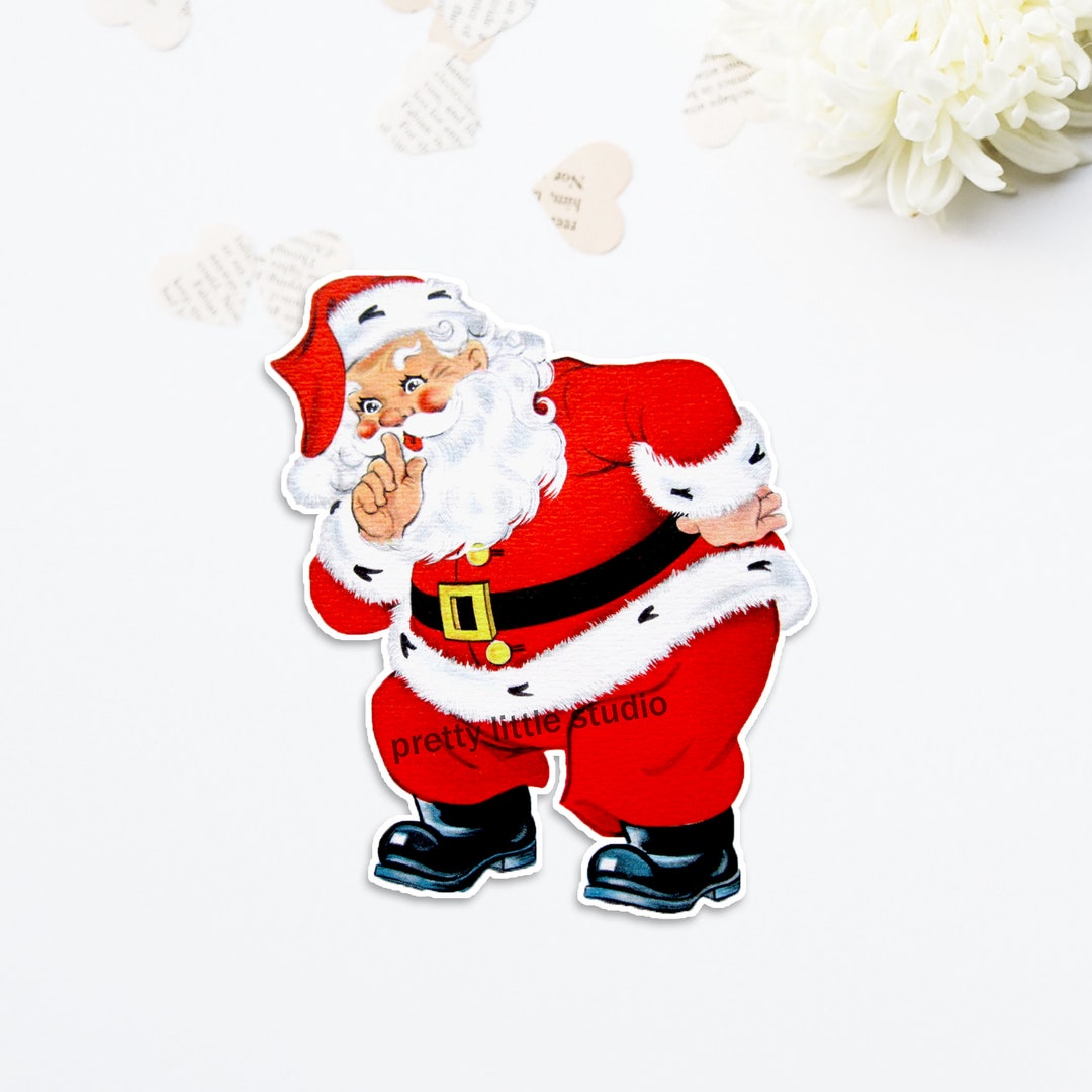 Cutout Santa Claus 17 Red Vintage Diecut 1 Size - Etsy