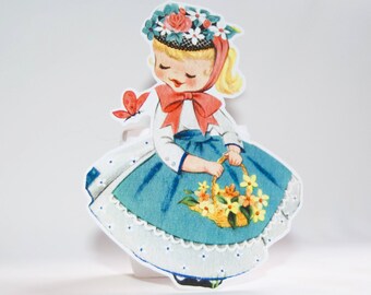 Brie Girl 4" Vintage Diecut (1 size available: 4 inch )