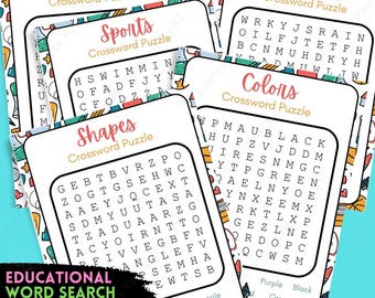 Homeschool druckbare Aktivitäten für Kinder Aktivitäten Blatt für Kinder Aktivität druckbare Arbeitsblatt druckbare Wortsuchpuzzle druckbare Spiel