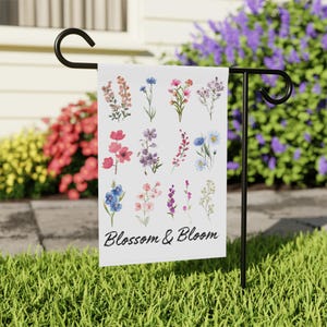 Garten & Haus Banner, Garten Flagge, Garten im Freien, saisonale Garten Flagge, dekorative Gartendekoration, Blumengarten Flagge