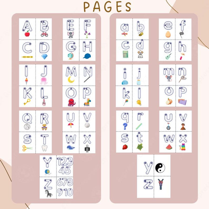 Homeschool Printable Alphabet Flashcards for Kids Learning Sheets ...