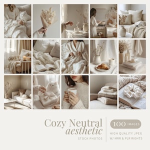 Faceless Cozy Neutral Stock Photos Instagram Reels Cover Digital Marketing MRR PLR Stock Image Aesthetic Social Media Cozy Neutral Lifestyle