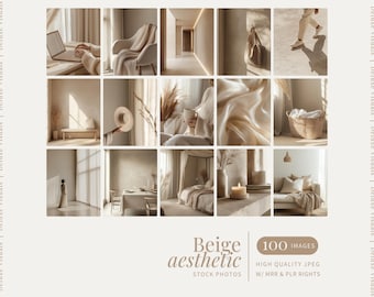 Faceless Stock Photos Beige Aesthetic Instagram Reels PLR MRR Stock Faceless Fashion Lifestyle Digital Marketing Stock Photos Luxury Images