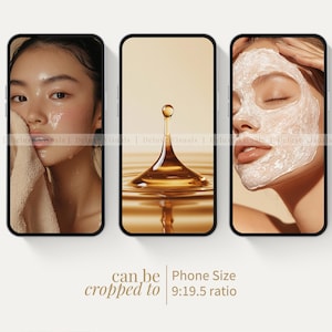 Diverse Skincare Stock Photos Melanin Face Aesthetic Stock Photos marketing Instagram Reels Melanin Beauty Female Model MRR PLR Marketing image 7