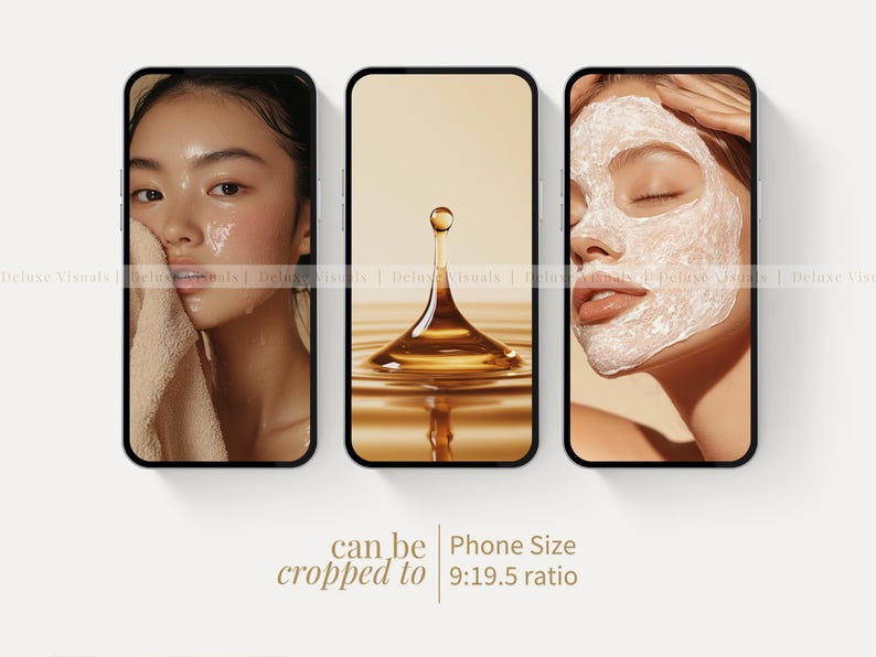 Diverse Skincare Stock Photos Melanin Face Aesthetic Stock Photos marketing Instagram Reels Melanin Beauty Female Model MRR PLR Marketing image 7