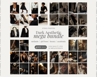 Dark Aesthetic Stock photos Mega Bundle Instagram Reel Faceless Digital Marketing Stock Photos Moody Aesthetic Lifestyle MRR PLR Photo