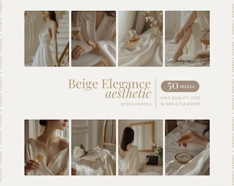 Beige aesthetic Stock Photos Aesthetic Faceless Instagram Reels Beige Aesthetic Digital Marketing Faceless Lifestyle Photos Fashion PLR MRR