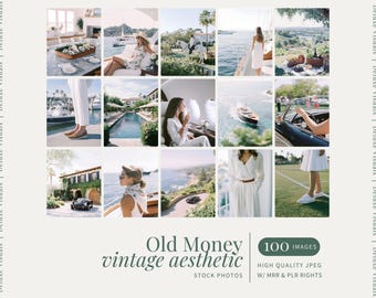 Faceless Old Money Vintage Stock Photo Instagram Reel Marketing Aesthetic Lifestyle Stock Images Vintage Summer Rich Girl Boss MRR PLR Photo