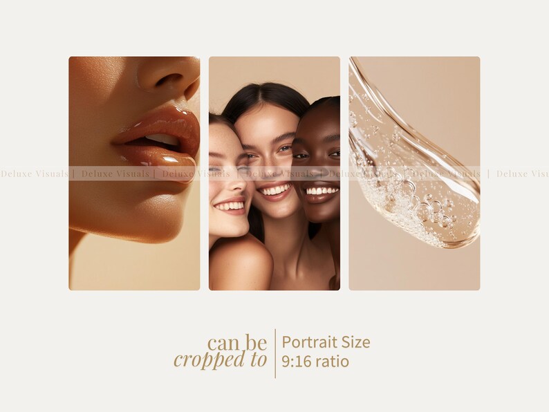 Diverse Skincare Stock Photos Melanin Face Aesthetic Stock Photos marketing Instagram Reels Melanin Beauty Female Model MRR PLR Marketing image 6