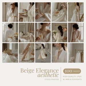 Aesthetic luxury Stock Photos Faceless Digital Marketing Instagram Reels Stock Photos Beige Elegance Lifestyle PLR MRR Stock Photos Fashion