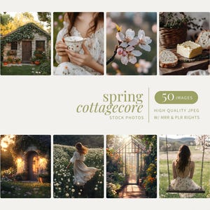 Frühling Ästhetik Cottagecore Foto Gesichtslose Instagram Walzen Cover Marketing Ländliche Ästhetik Fotos MRR PLR Cottagecore Lifestyle Bild