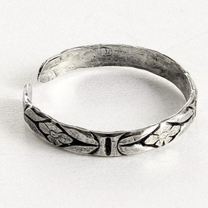 Sterling Silver Band Ring or ClosedToe Ring image 4