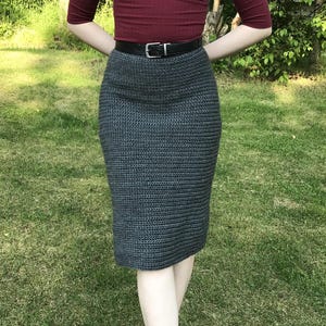 Straight Skirt Crochet Pattern PDF (english) and Size Inclusive