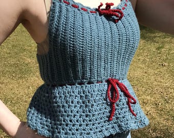 Coquette Inspiriert Babydoll Top PDF (englisch) und Größe Inklusiv