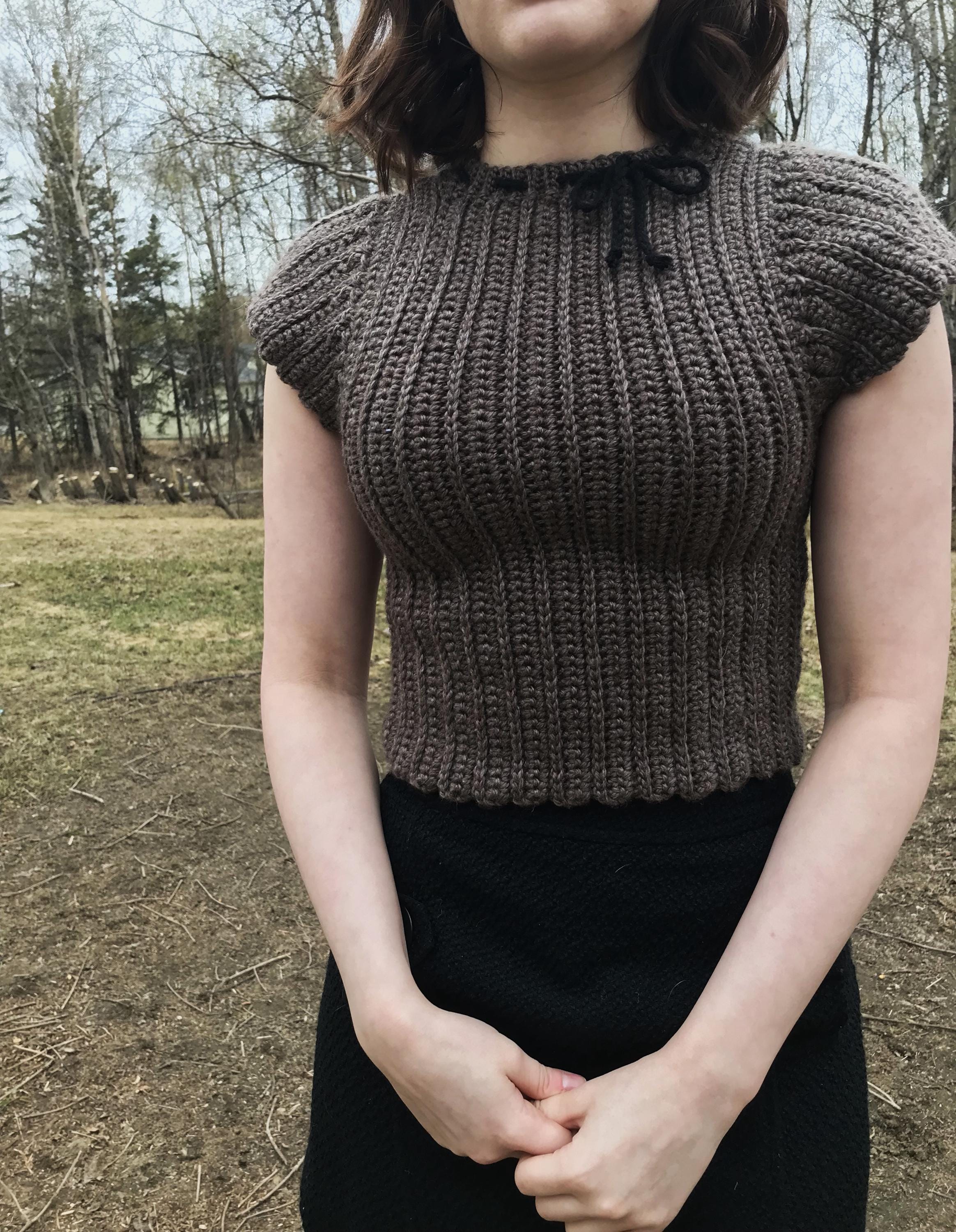 トップス Vintage mock neck Vintage 90s Brown Striped S Mockneck Long Sleeve Quarter Zip