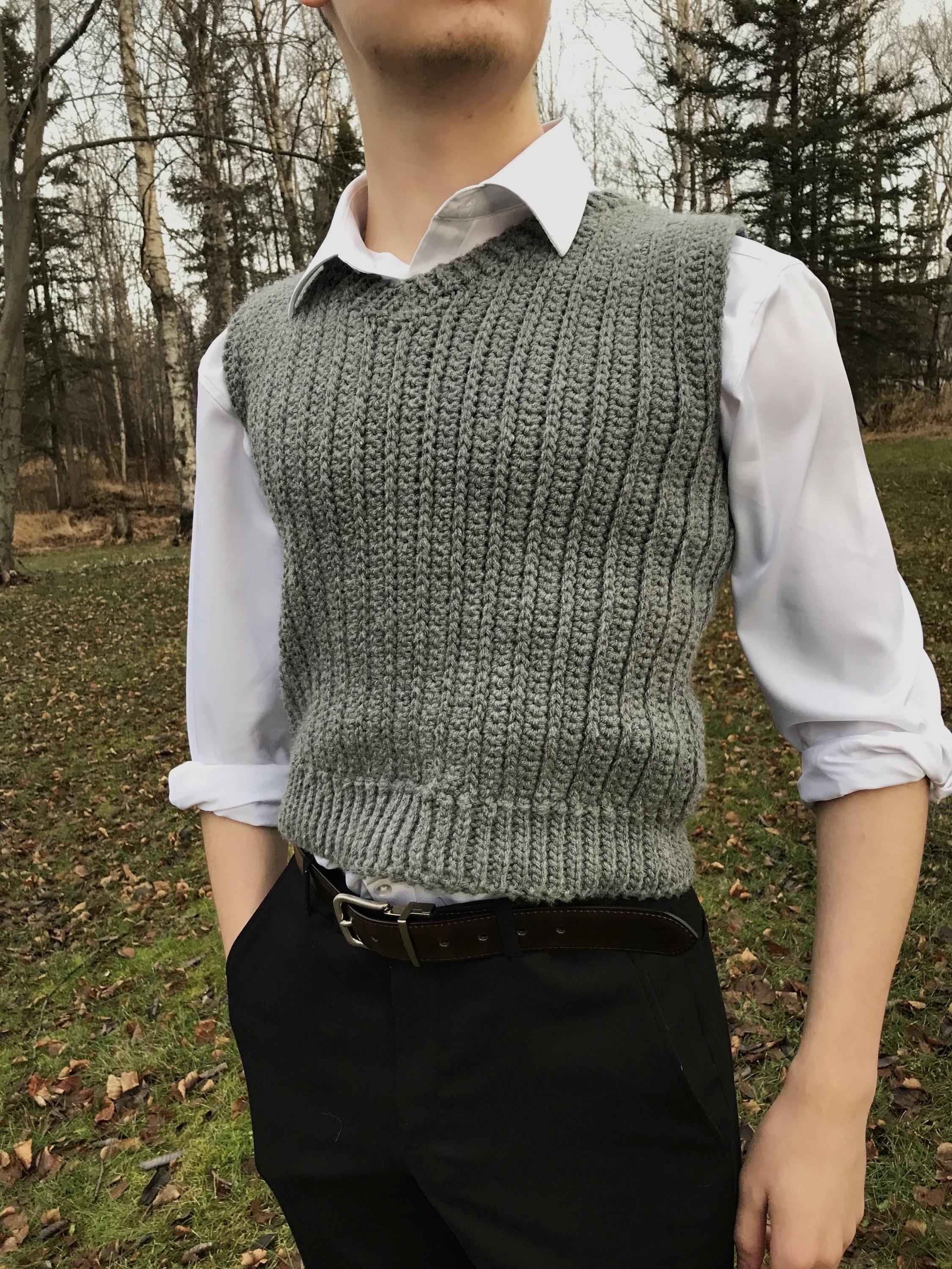 COOTIE Hard Twisted Yarn V Neck Vest