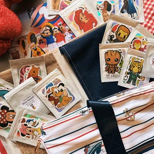 Disney Cruise Bulk Sticker Packs | Fully Customizable Cruise Pixie Dusting/Fish Extenders | Disney, Princess & Marvel