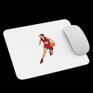 Caitlin Clark mouse pad. Show support for the soon to be Rookie of the Year!