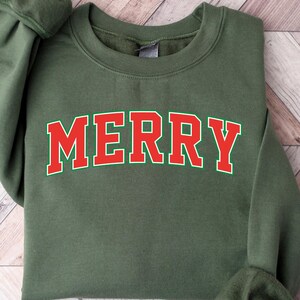 Christmas Sweatshirt, Christmas Matching Shirts, Cute Christmas Shirt For Women, Cozy Christmas Crewneck, Christmas Gifts, Holiday Sweater