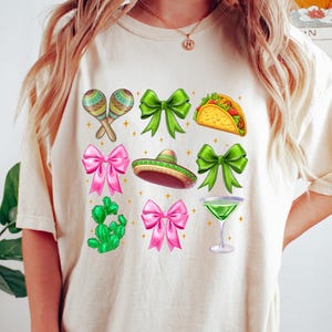 Camiseta Coquette Cinco De Mayo, camisa de celebração do México, moletom retrô Comfort Fiesta, presente Margaritas Coquette, camiseta de festa mexicana Fiesta