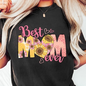 Best Mom Ever T-shirt, Mother&#39;s Day Shirt, Retro Mama Shirt, Cute Mama Gift, Retro Mother&#39;s Day Outfit, Trendy Mom Crewneck