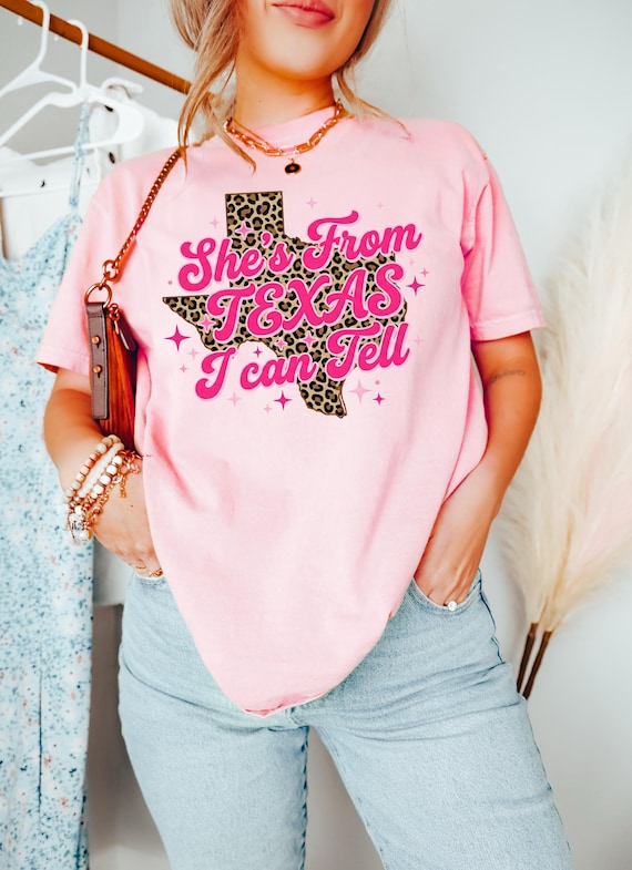 She's From Texas I Can Tell Shirt, Texas Girl Tee, Country Music T