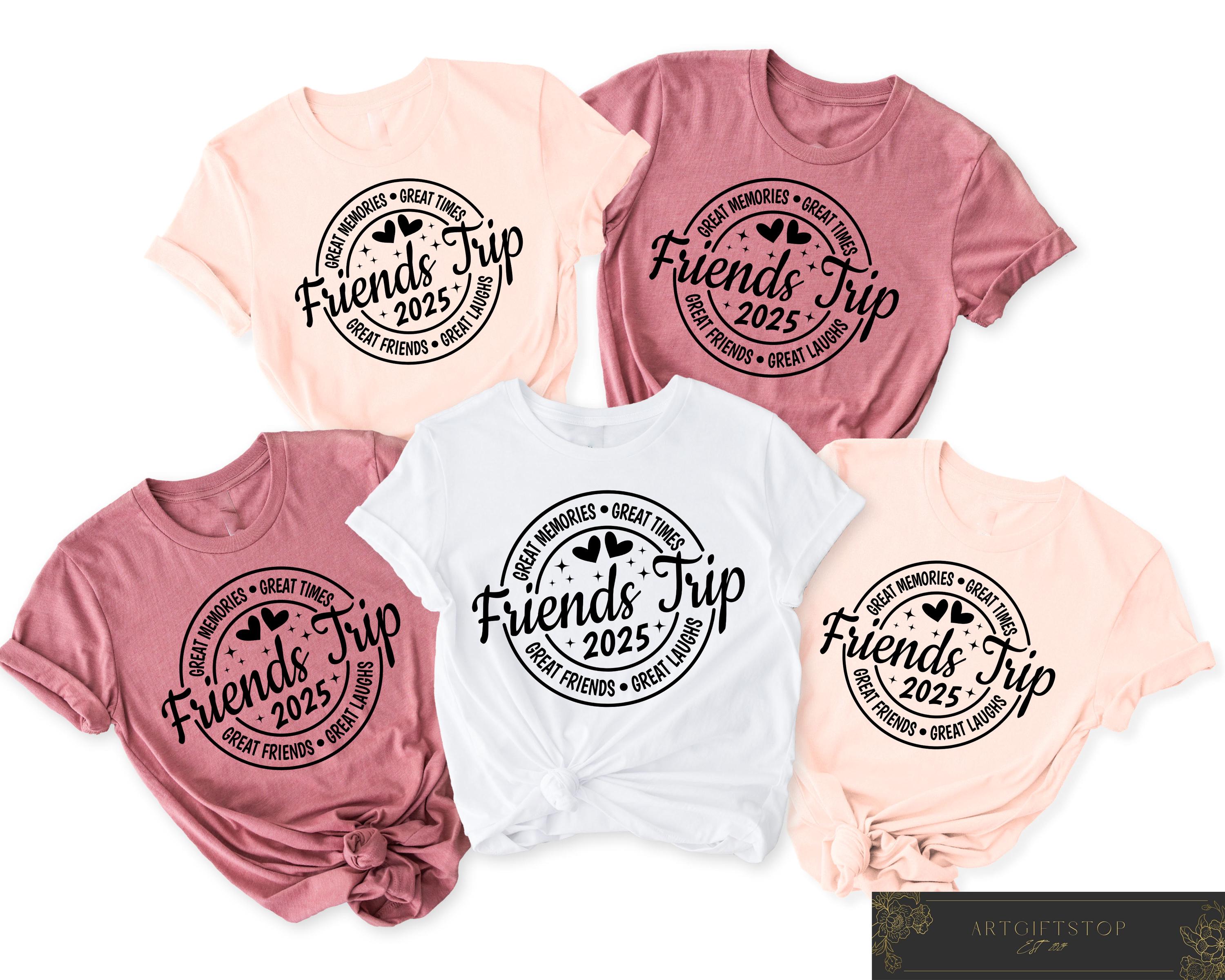 Friends Trip 2025 T-shirt, Friends Vacation Shirt, Friends