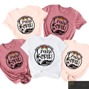 Cruise Crew 2025 T-shirt, Family Cruise 2025 Shirts, Family First Cruise 2025 Outfit, Family Matching Cruise Gift, Cruise Crew Tee