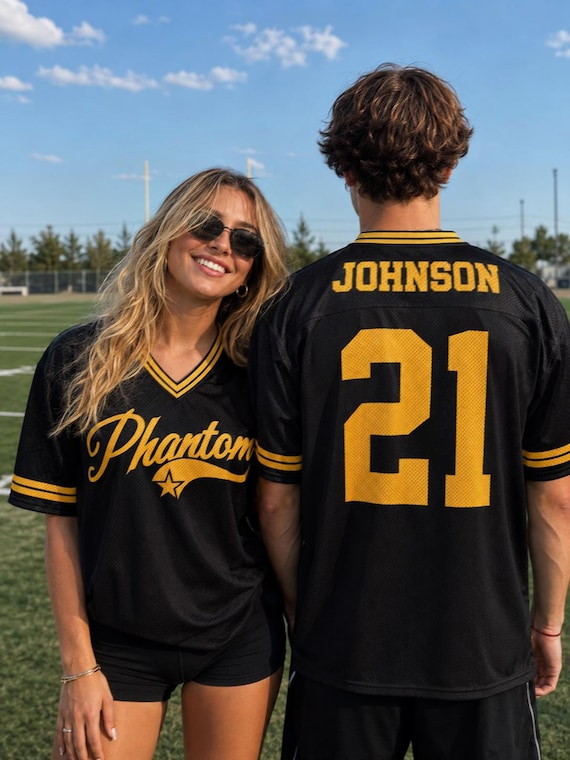 Custom Football Jersey, Personalized Name and Number Mesh Jersey, Game Day Gift, Choose Your Colors