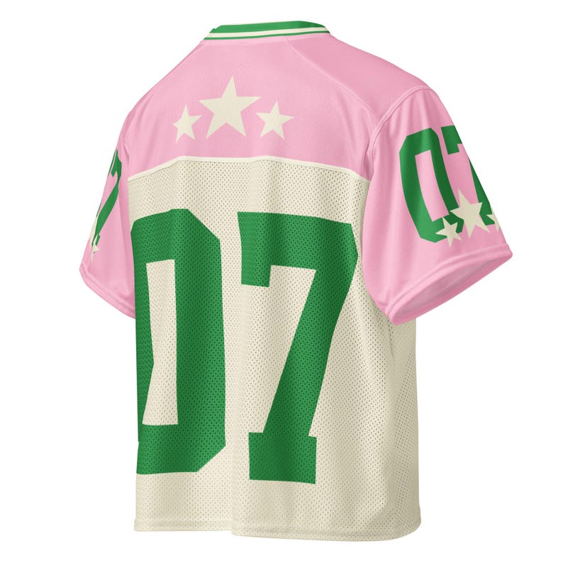Personalized Boxy Retro Style Jersey, Custom Text and Number Streetstyle Jersey