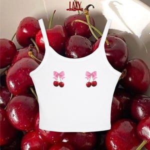 Cherry Tank Top - Etsy UK