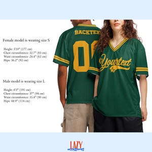 Custom Football Jersey, Personalized Name and Number Mesh Jersey, Game Day Gift, Choose Your Colors image 8