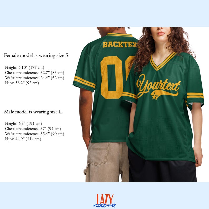 Custom Football Jersey, Personalized Name and Number Mesh Jersey, Game Day Gift, Choose Your Colors image 8