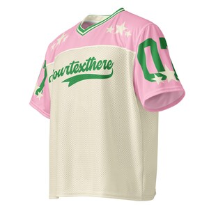 Personalized Boxy Retro Style Jersey, Custom Text and Number Streetstyle Jersey