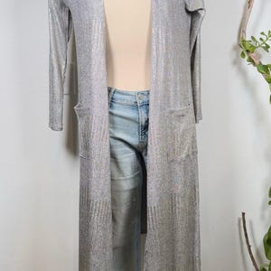 Lightweight Open Front Cardigan: Long Sleeve Duster with Pockets
