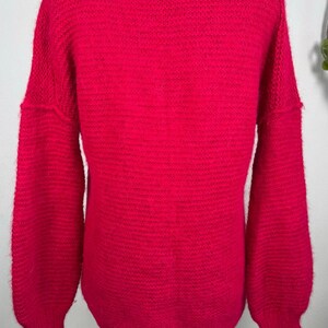 Free People Rosa Strickpullover | Baumwoll-Alpaka-Mischung | Kuscheliger Oversized Pullover Bild 5