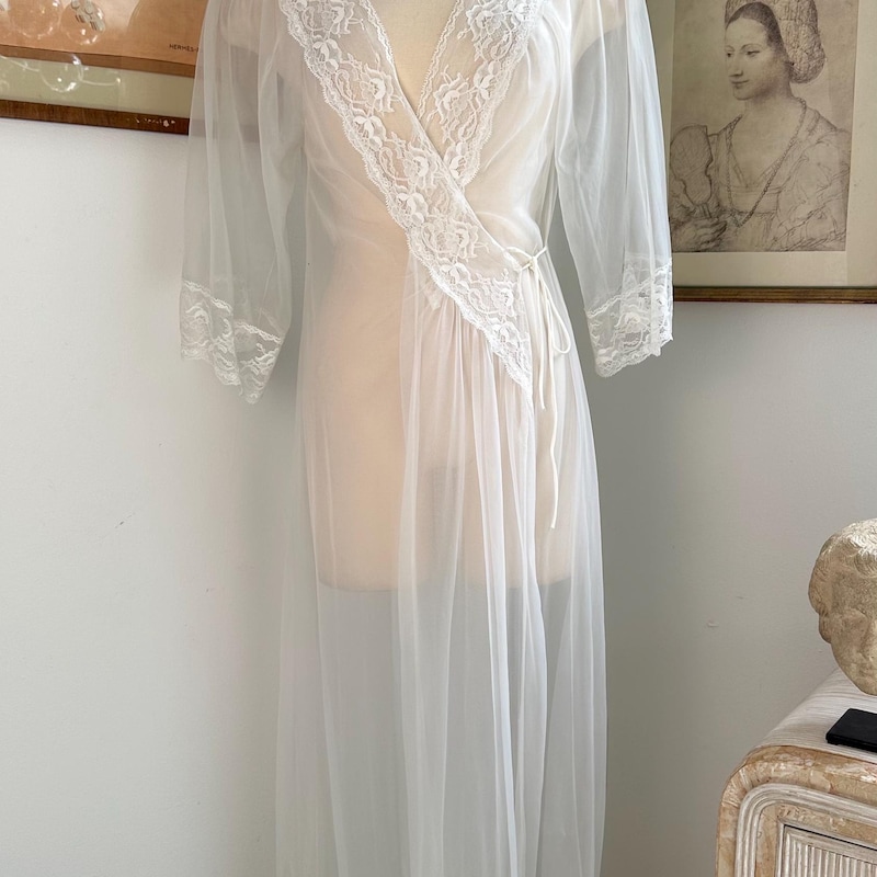 Sheer Lace Robe - Etsy