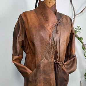 Vintage Italian Leather Jacket | Made in Italy | Small Leather Coat