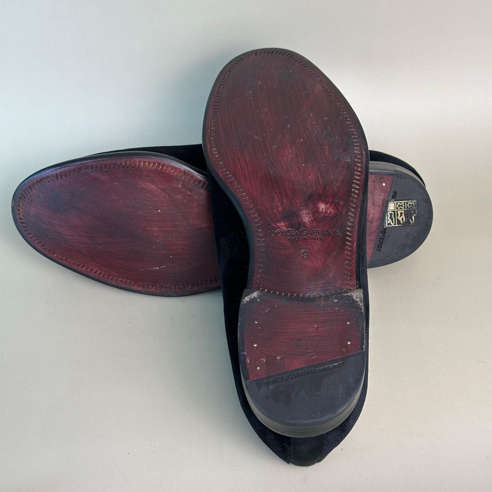 Dolce & Gabbana Velvet Loafers: Men