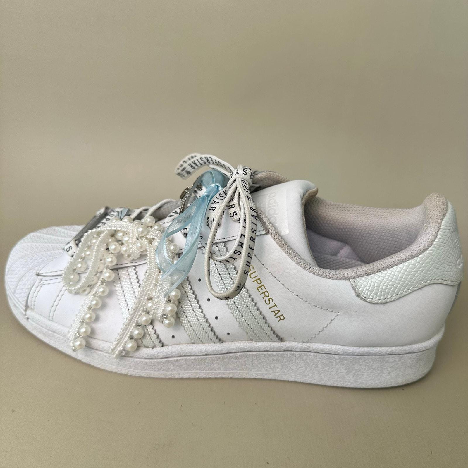 adidas gazelle silver green womens adidas Women's Superstar II Shoes, Size 9.5, Cream White/Better Scarlet/Gum main image 1