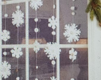 Snowflake Window Garland