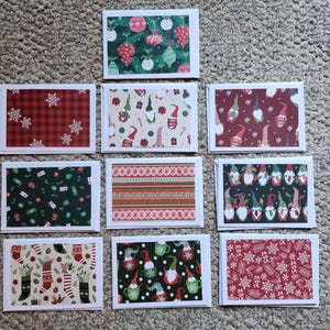 手作りクリスマスカード 4x5