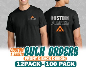 Custom Company Logo T-shirts: Personalized DTF Print Apparel