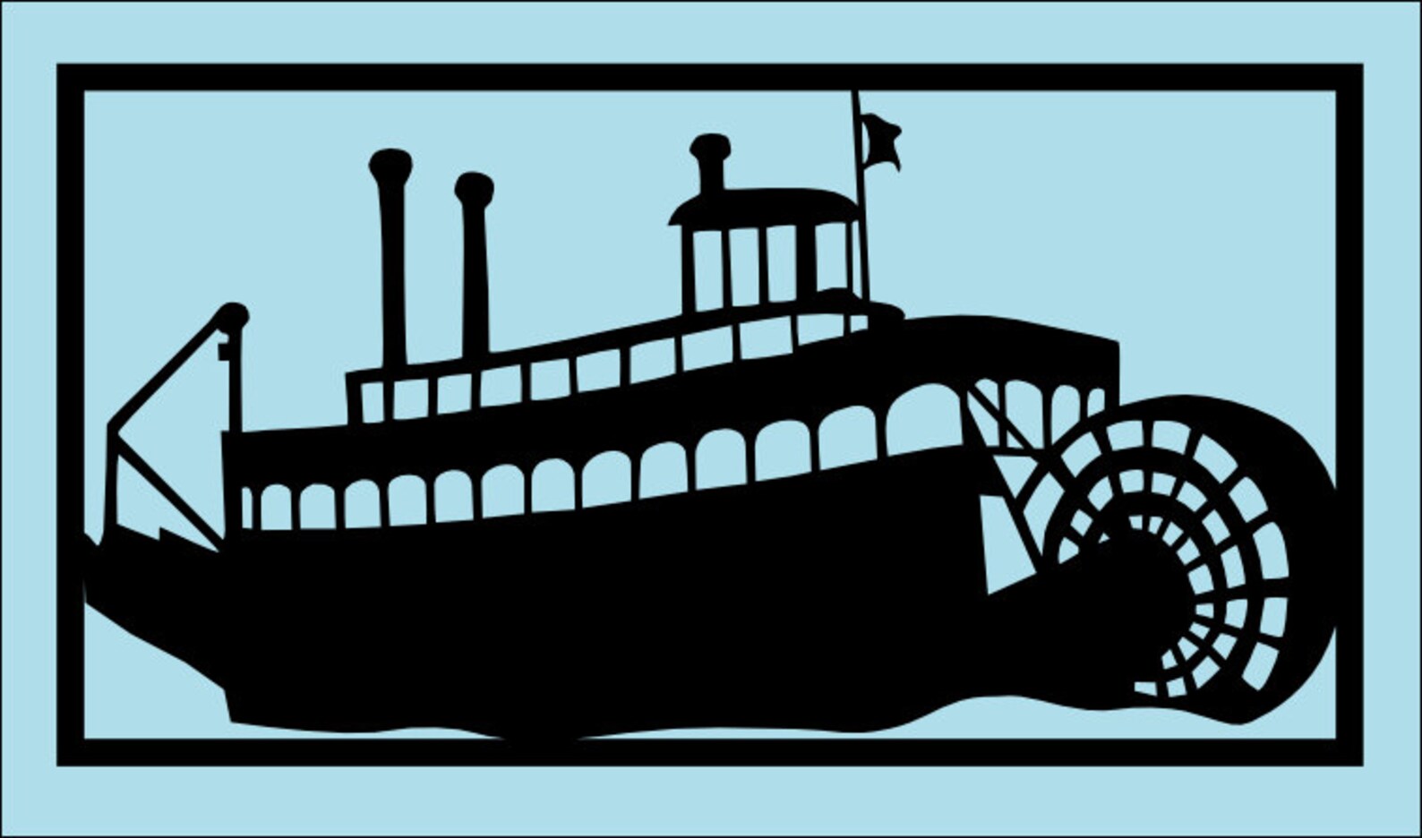 Paddle Wheel Boat Digital File Télécharger aux formats svg Etsy