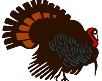 Turkey SVG, GSD, DXF  digital download file