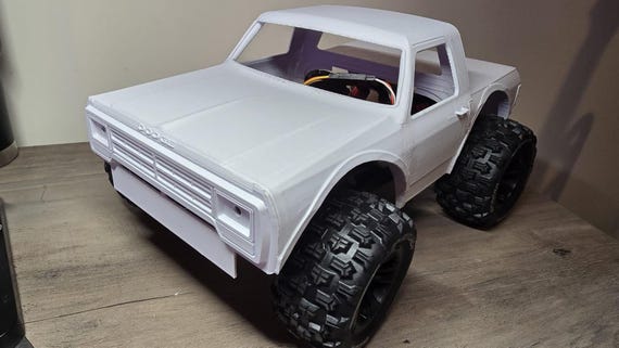 Custom 1/16 RC Truck Body DIY Kit Only, No Post Holes, 3D Printed 