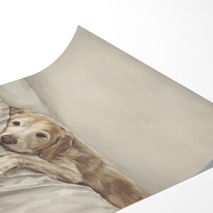 Labrador Retriever Sleeping Dog Print: Nursery & Home Wall Art by Ethan Harper image 5